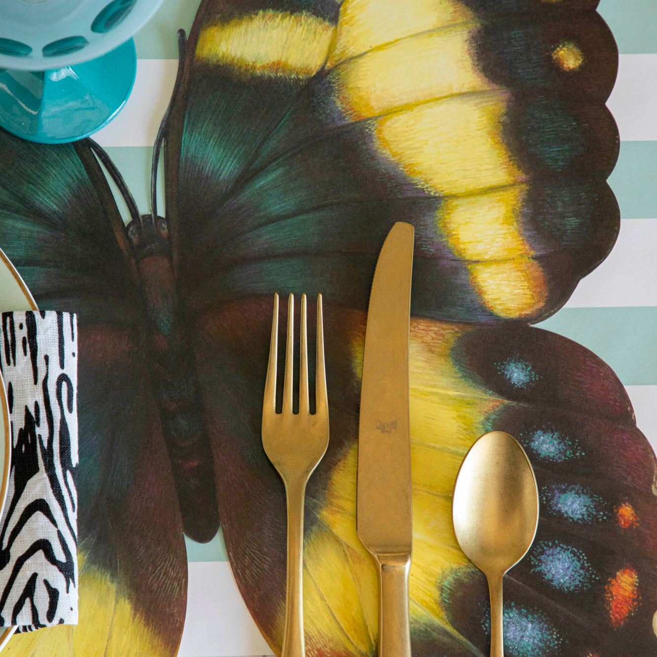 Elegant Die-Cut Butterfly Placemats for Dining Table Decor - Perfect for Spring Parties, Wedding Receptions & Home Decor
