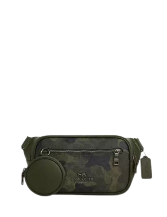 Coach Elias Belt Bag In Signature Camo Print - Stylish Crossbody Waist Pack for Women | Perfect for Travel, Shopping & Outdoor Activities
