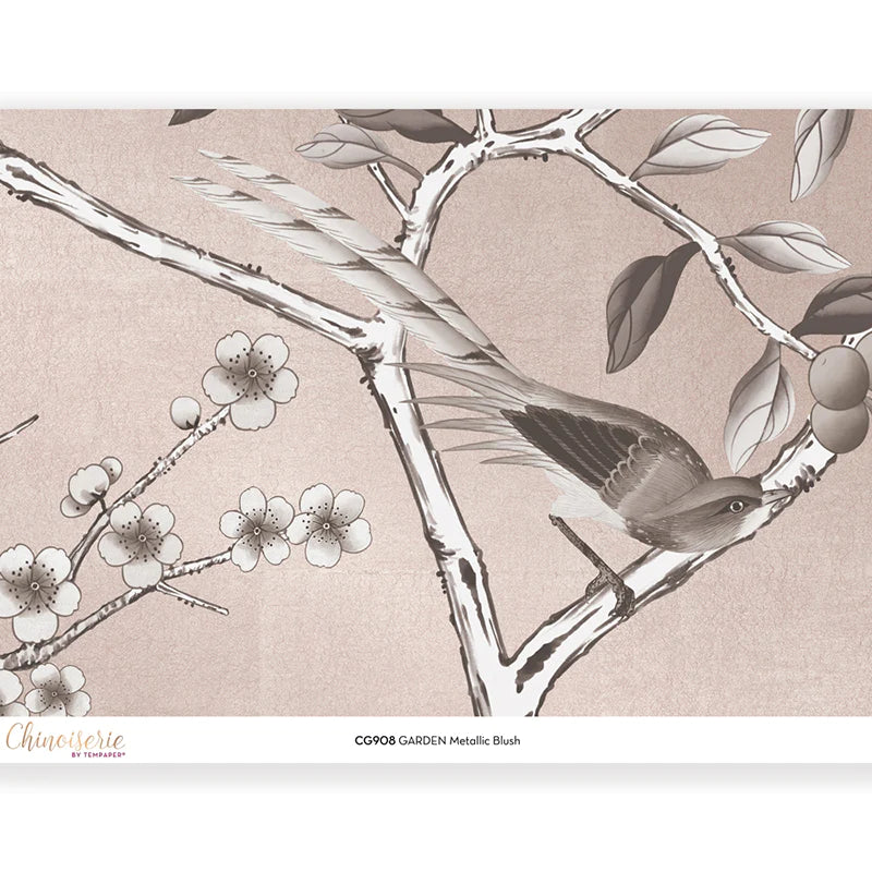 Self-Adhesive Garden Wall Mural - Easy Peel & Stick Wallpaper for Home Decor, Living Room, Bedroom & Nursery - Nature Inspired Botanical Design for Indoor Walls