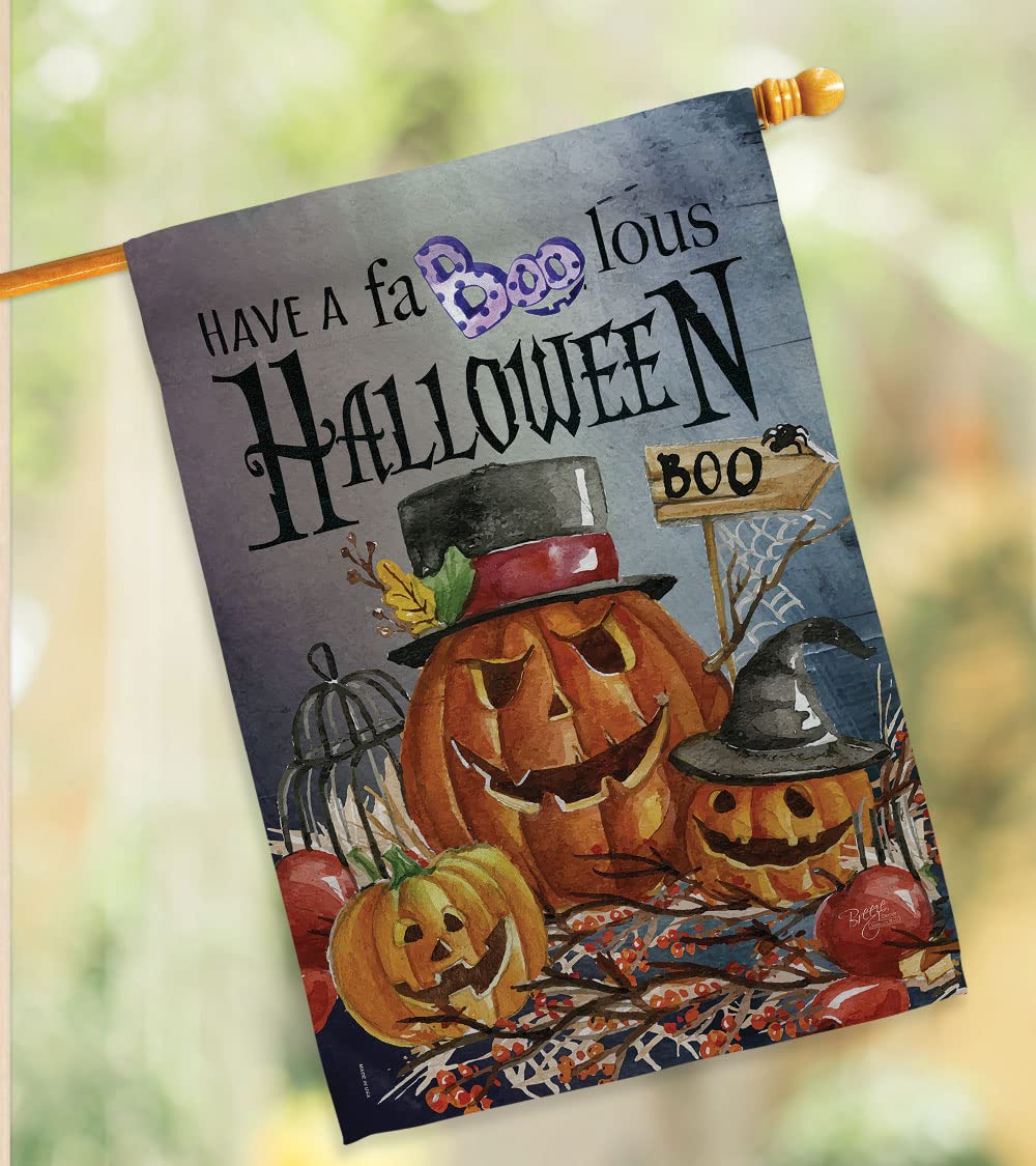 Halloween Decorative Flags Set - House & Garden Vertical Kit for Fall Decor