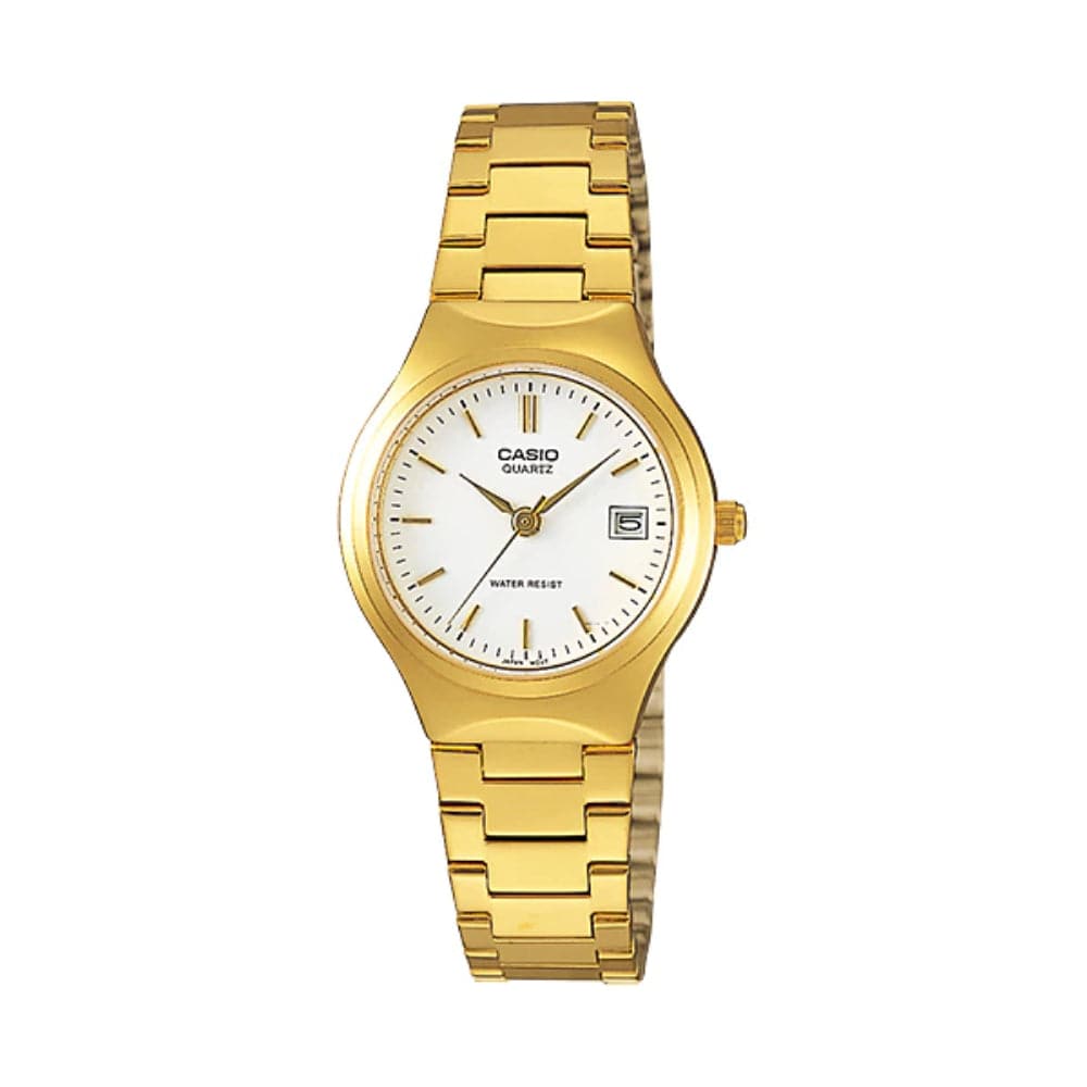 CASIO MTP 1170N 7ARDF Gold-Tone Stainless Steel Analog Watch for Women - Elegant Dress Watch for Office, Party & Everyday Wear