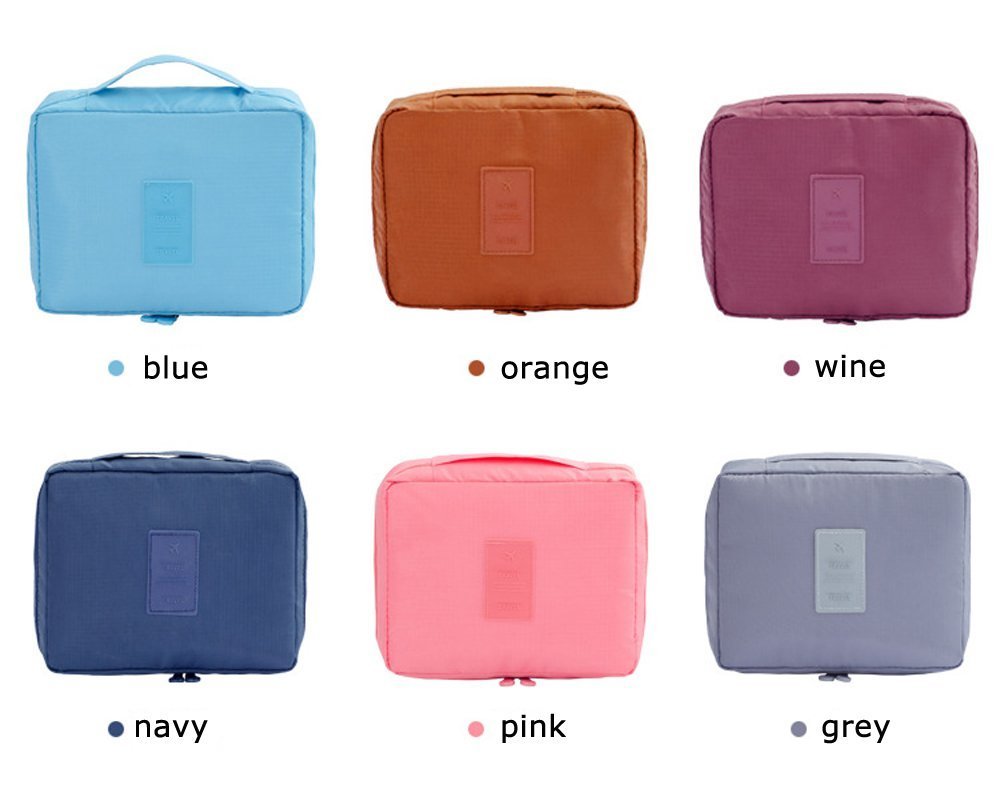 Waterproof Travel Toiletry Bag - Cosmetic Makeup Organizer Pouch for Luggage & Bathroom Storage | Perfect for Airplane, Gym & Weekend Getaways