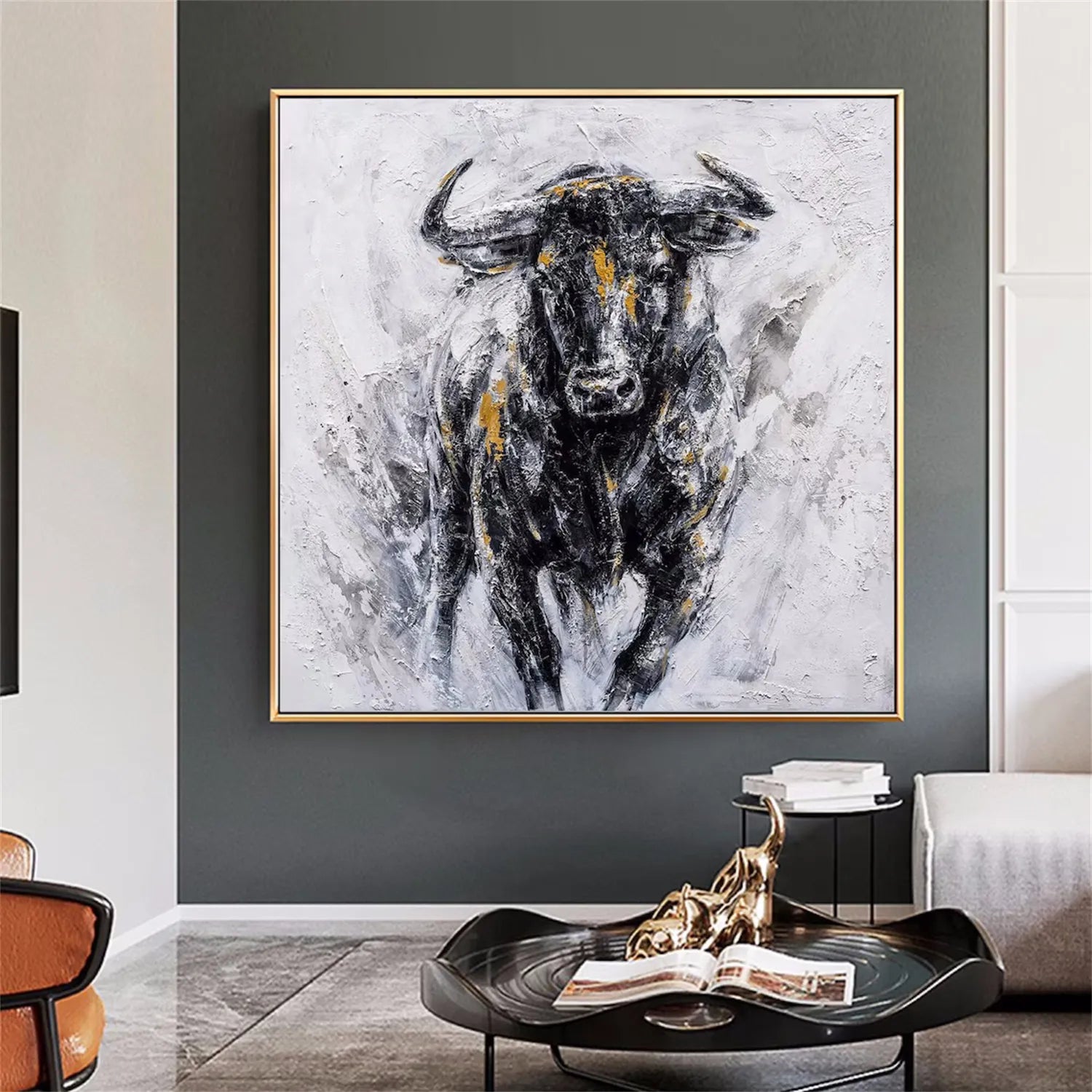 Animal Art Painting #AP053 - Handmade Wildlife Canvas Art for Home & Office Decor | Perfect for Living Room, Bedroom, and Gift Giving