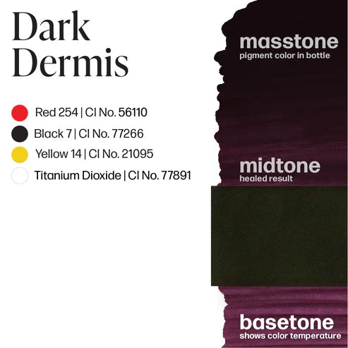 Dark Dermis Permablend - Long-Lasting Full Coverage Concealer for Dark Spots & Blemishes | Ideal for Daily Makeup, Special Occasions & Photo Shoots