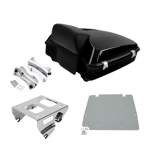 Chrome Solo Mount Rack Tour Pack Set Style #12