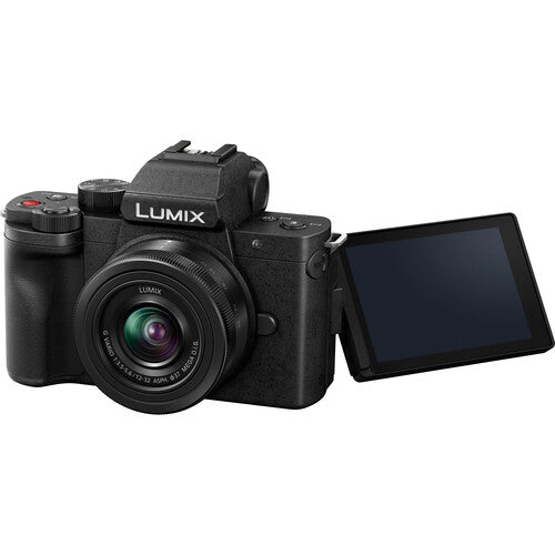 Panasonic LUMIX G100 4K Mirrorless Camera with 12-32mm F3.5-5.6 Lens - Vlogging, Travel & Photography for Content Creators