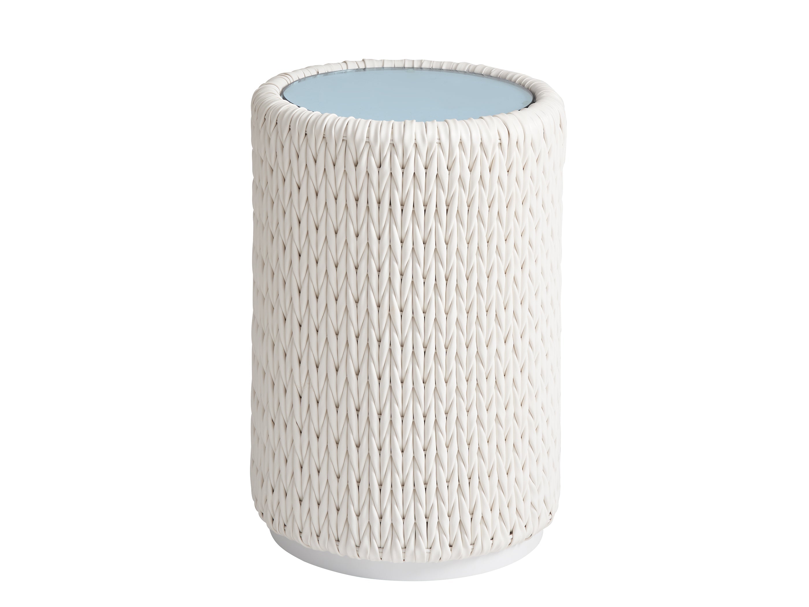 Modern White Accent Table 0201 - Elegant Side Table for Living Room, Bedroom, or Entryway Decor