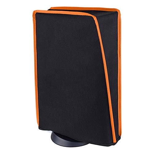 A Vertical Pure Black & Orange Trim