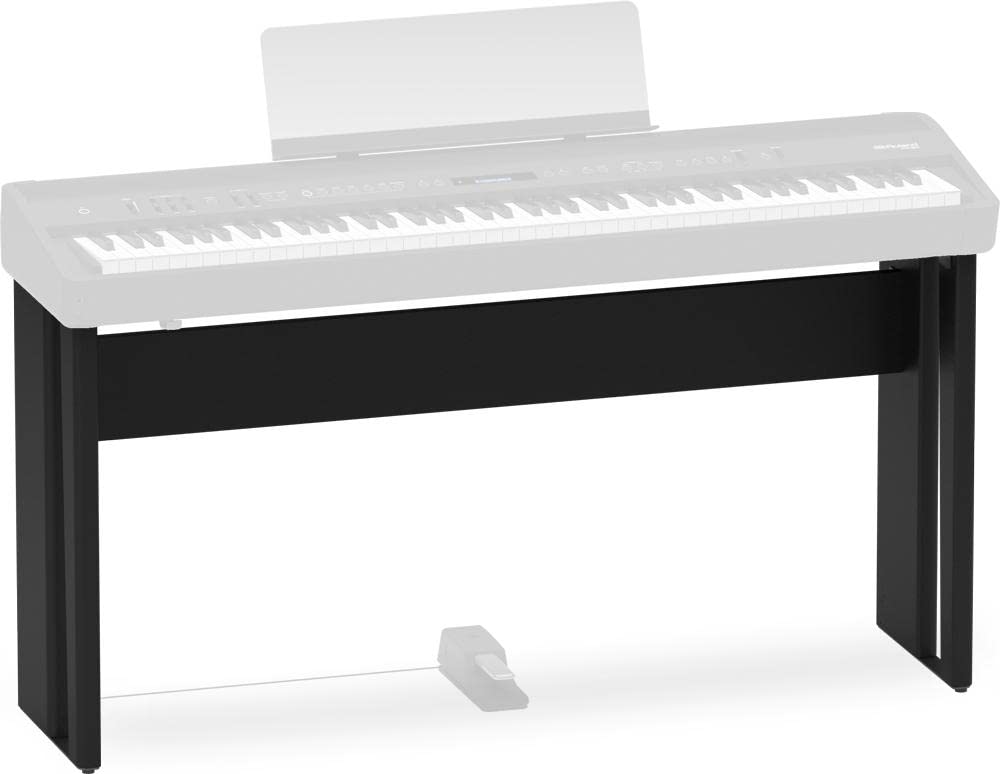 Roland KSC-90 Adjustable Keyboard Stand for FP-90 Digital Piano - Heavy Duty Black Metal X-Style Frame | Perfect for Home Studios, Stage Performances & Music Classrooms