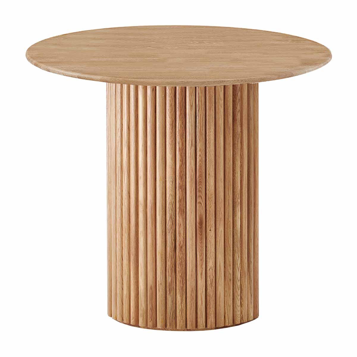 Cosmos Modern Oak Side Table - Small End Table for Living Room, Bedroom, or Office - Rustic Wood Nightstand with Sturdy Design