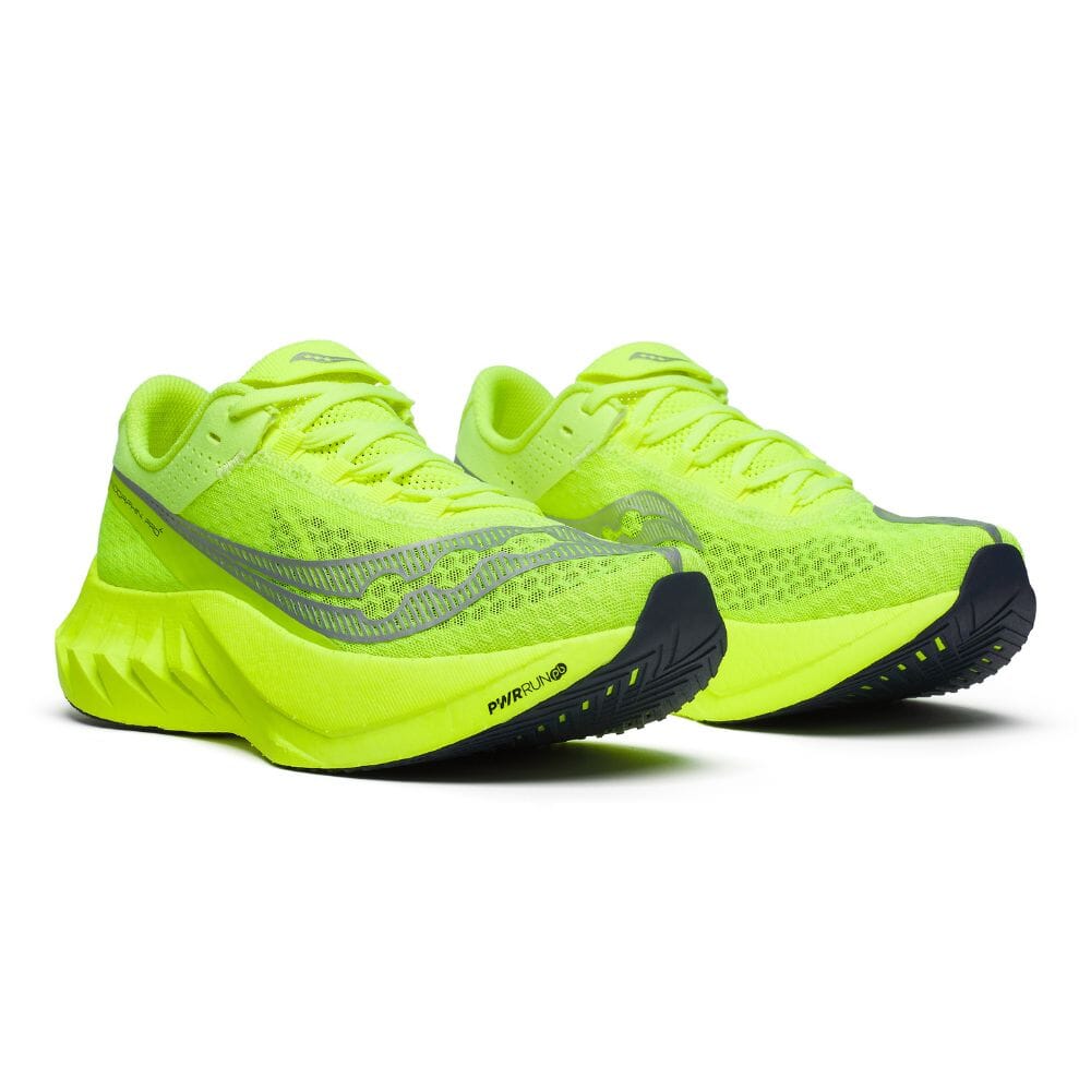 Saucony Men's Endorphin Pro 4 Running Shoes - Lightweight Carbon Fiber Racing Sneakers for Marathon & Road Running - High-Performance Cushioned Athletic Footwear for Men