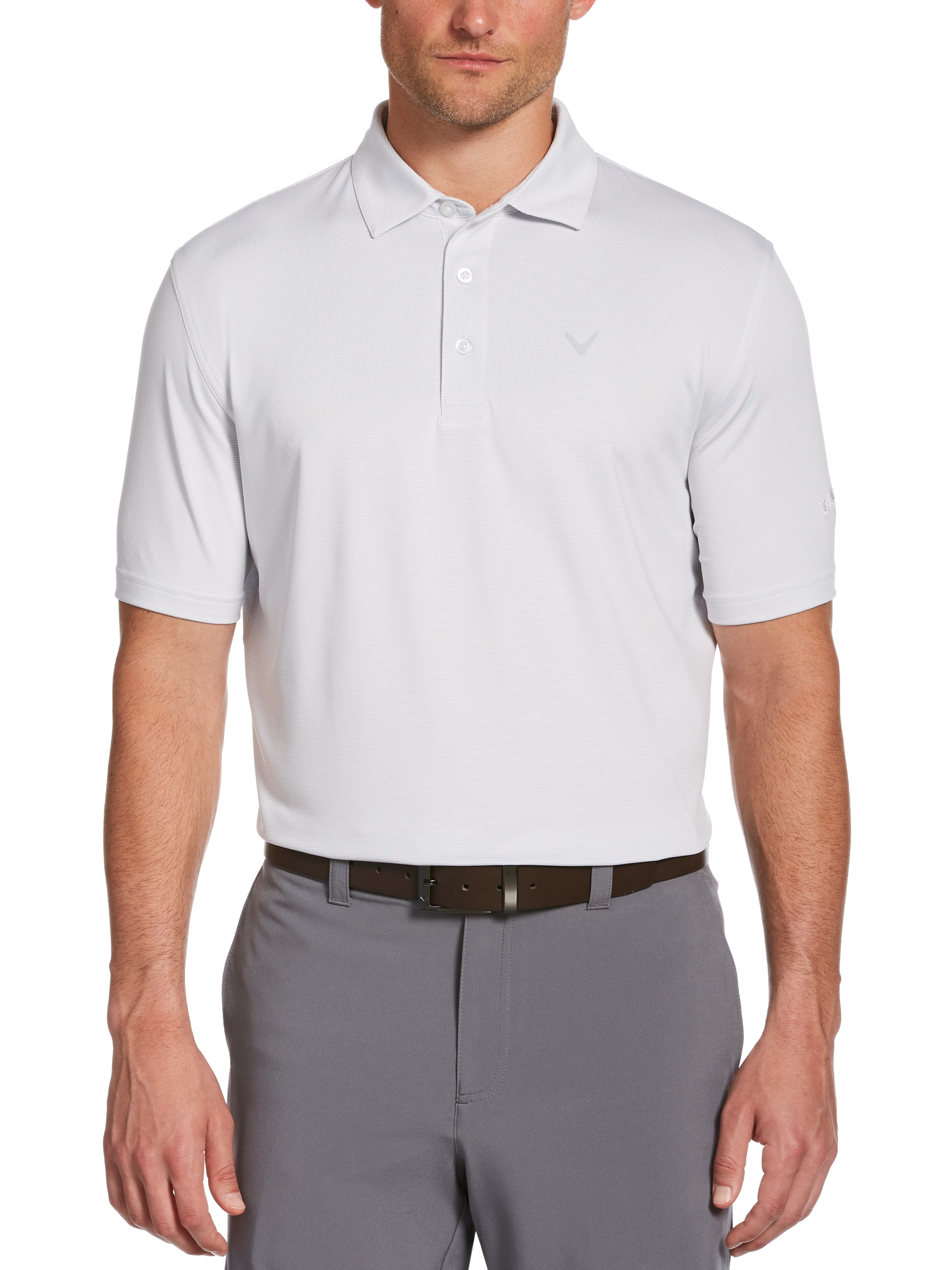 Men's Performance Spin Fine Line Golf Polo Shirt - Moisture-Wicking & Breathable for Comfort on the Course | Perfect for Golf Tournaments, Casual Wear & Outdoor Activities
