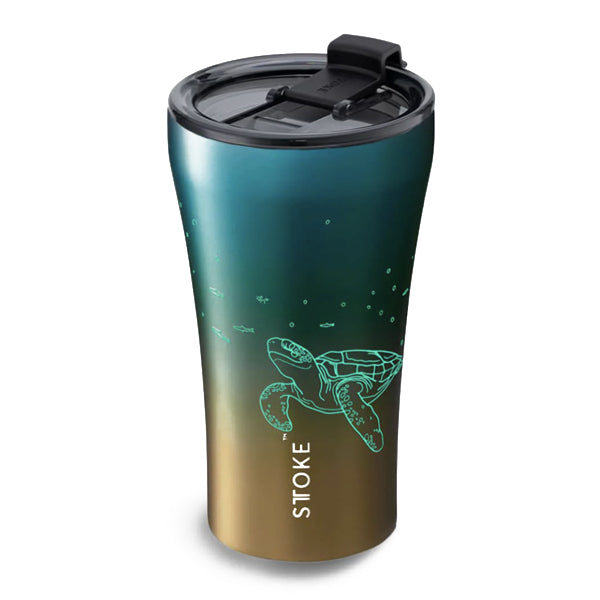 STTOKE Insulated Ceramic Travel Mug - Reusable Coffee Cup for Hot & Cold Drinks - Perfect for Commuting, Office, Camping & Outdoor Adventures