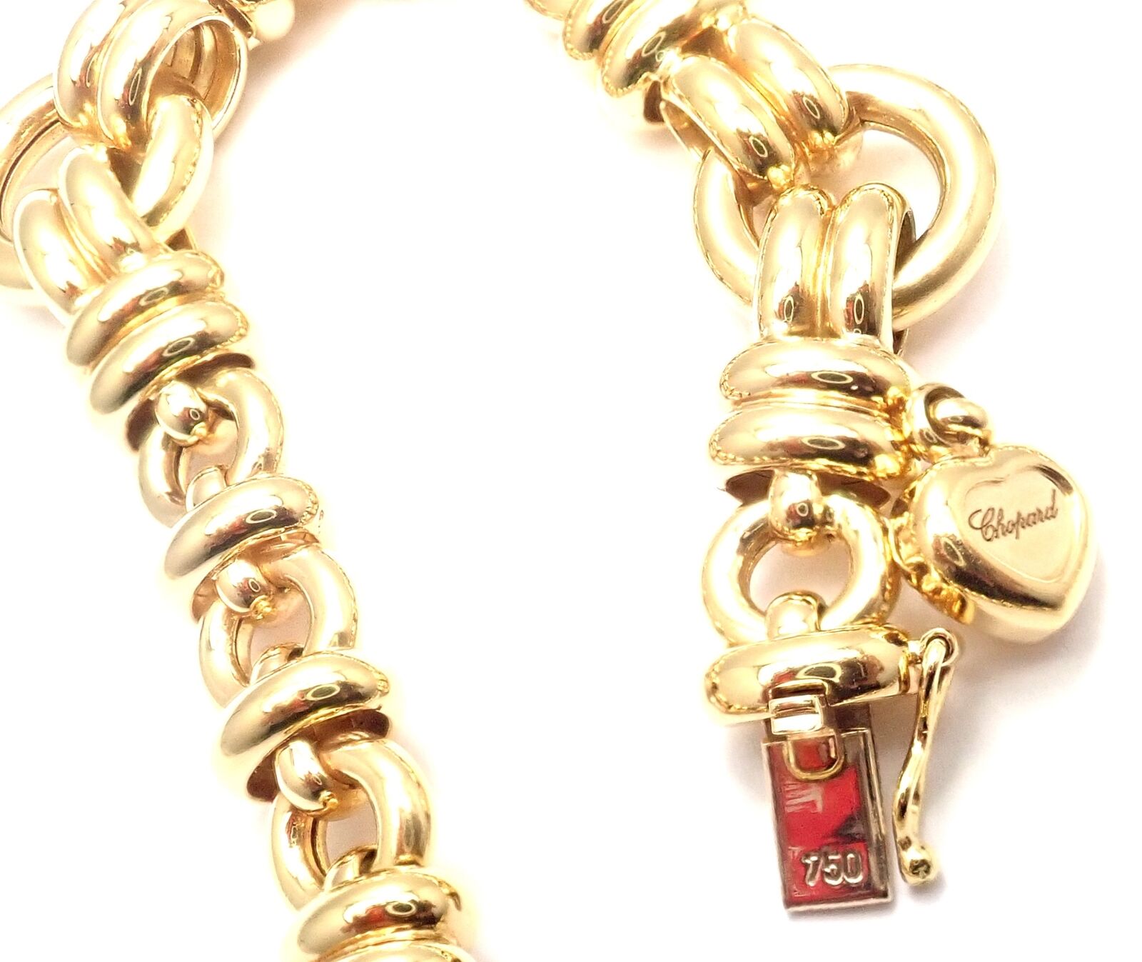 Authentic Chopard Les Chaines 18k Yellow Gold Link Necklace - Luxury Women's Jewelry for Special Occasions & Gifts