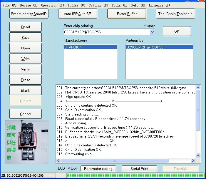 RT809H Universal Programmer - Fast EMMC NAND Flash Reader Writer for LCD TV, Notebook & ISP Online Programming | Ideal for Repair Shops & Electronics Hobbyists