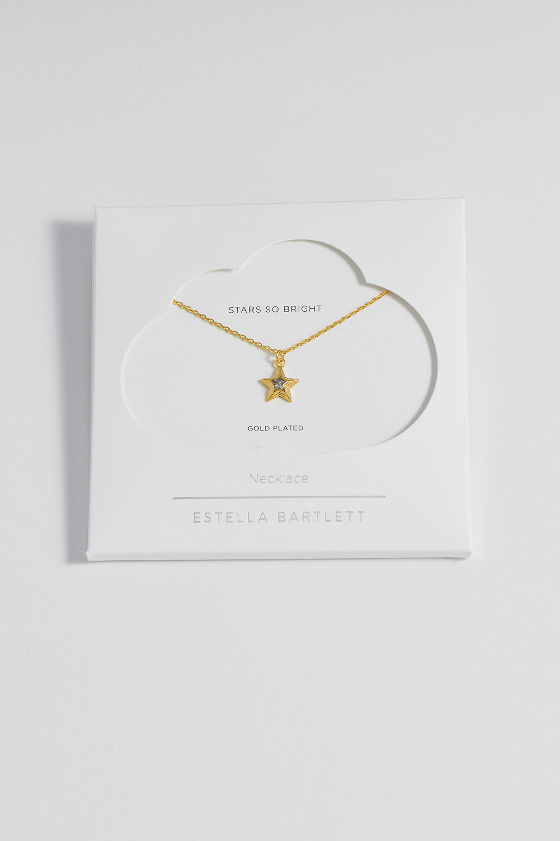 Star Pendant Necklace Ebn5784G - Elegant Celestial Jewelry for Women, Perfect for Parties, Weddings & Everyday Wear