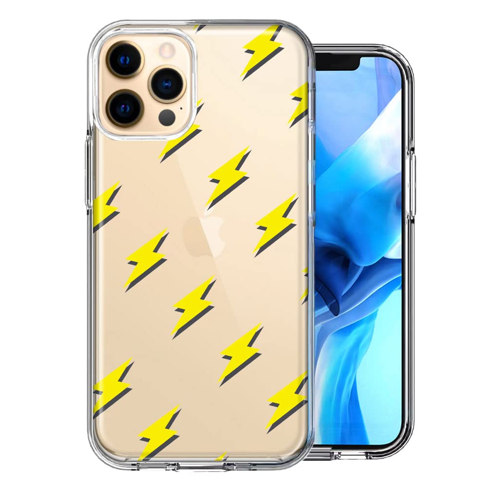 Electric Lightning Bolts Design Double Layer Shockproof Case for Apple iPhone 11 Pro Max - Stylish Protection for Everyday Use & Outdoor Activities