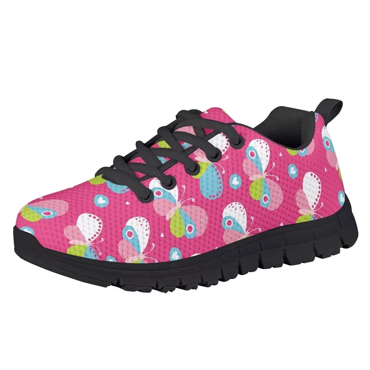WSKIAN Kids Athletic Shoes for Boys & Girls - Lightweight Breathable Running Tennis Hiking Sneakers with Rubber Sole - Perfect for School, Sports & Outdoor Activities