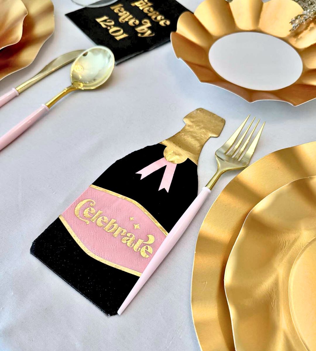 Ultimate New Year's Tablescape Decorations - Elegant Holiday Table Setting for Celebrations & Parties | Perfect for NYE, Christmas & Special Occasions