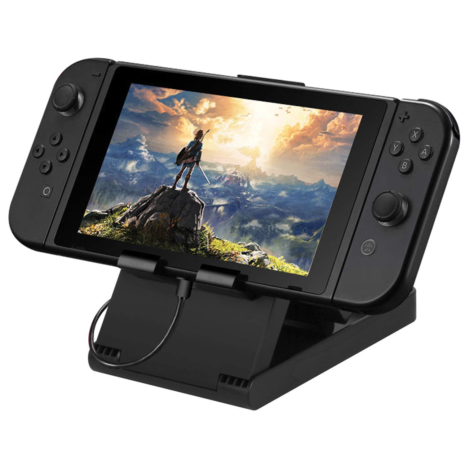 Foldable Multi-Angle Stand for Nintendo Switch & Switch Lite - Portable Gaming Holder Compatible with iPad, iPhone, Samsung Galaxy Tablets & Android Devices | Perfect for Travel, Bed Gaming & Hands-Free Viewing