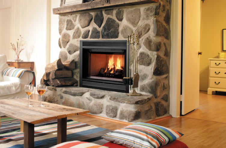 Majestic Sovereign 36-Inch Wood Burning Fireplace Insert - SA36 Model | Classic Cast Iron Design for Cozy Home Heating | Perfect for Living Rooms, Cabins & Outdoor Spaces