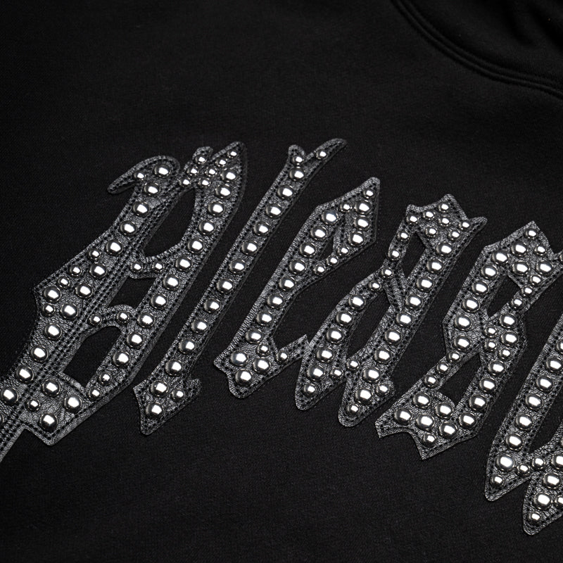 Pleasures Twitch Studded Hoodie - Black | Edgy Streetwear for Gaming & Casual Wear