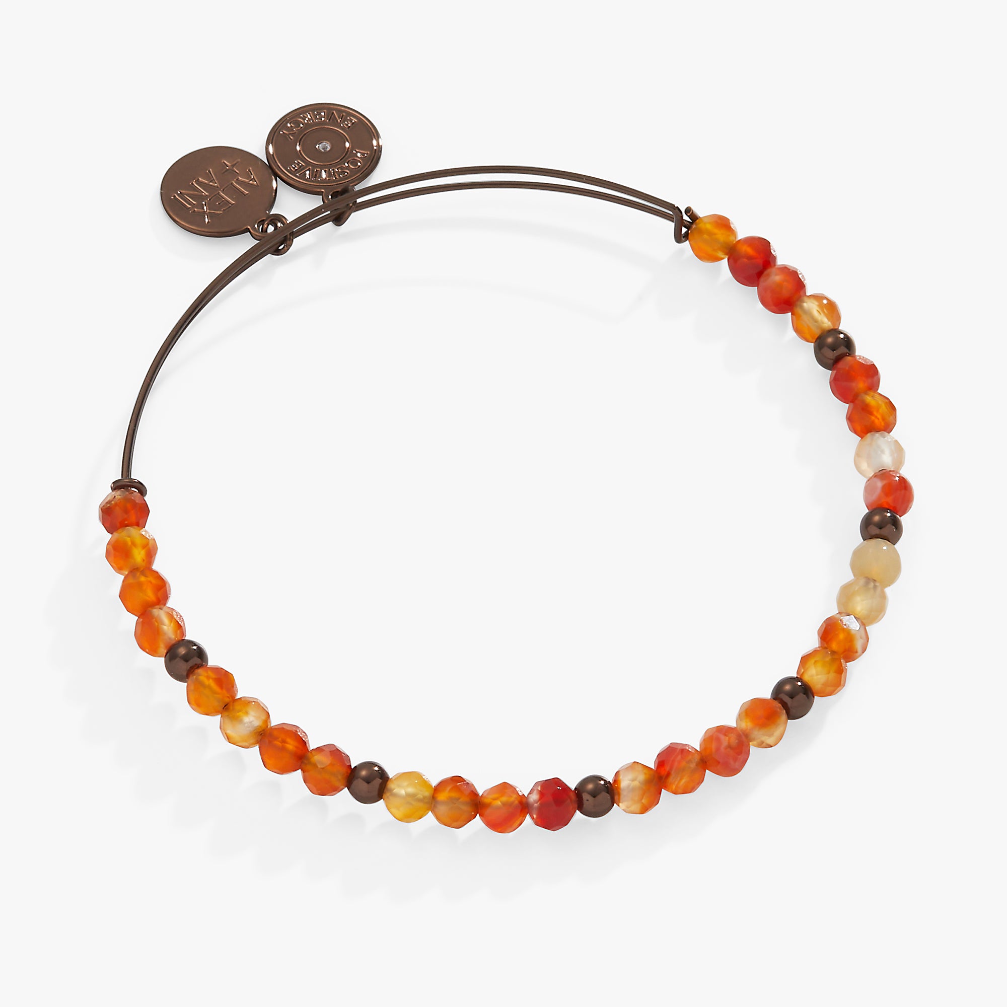 Natural Carnelian Stone Beaded Bangle Bracelet for Women - Healing Crystal Jewelry for Energy, Confidence & Success - Perfect for Meditation, Yoga & Spiritual Gifts