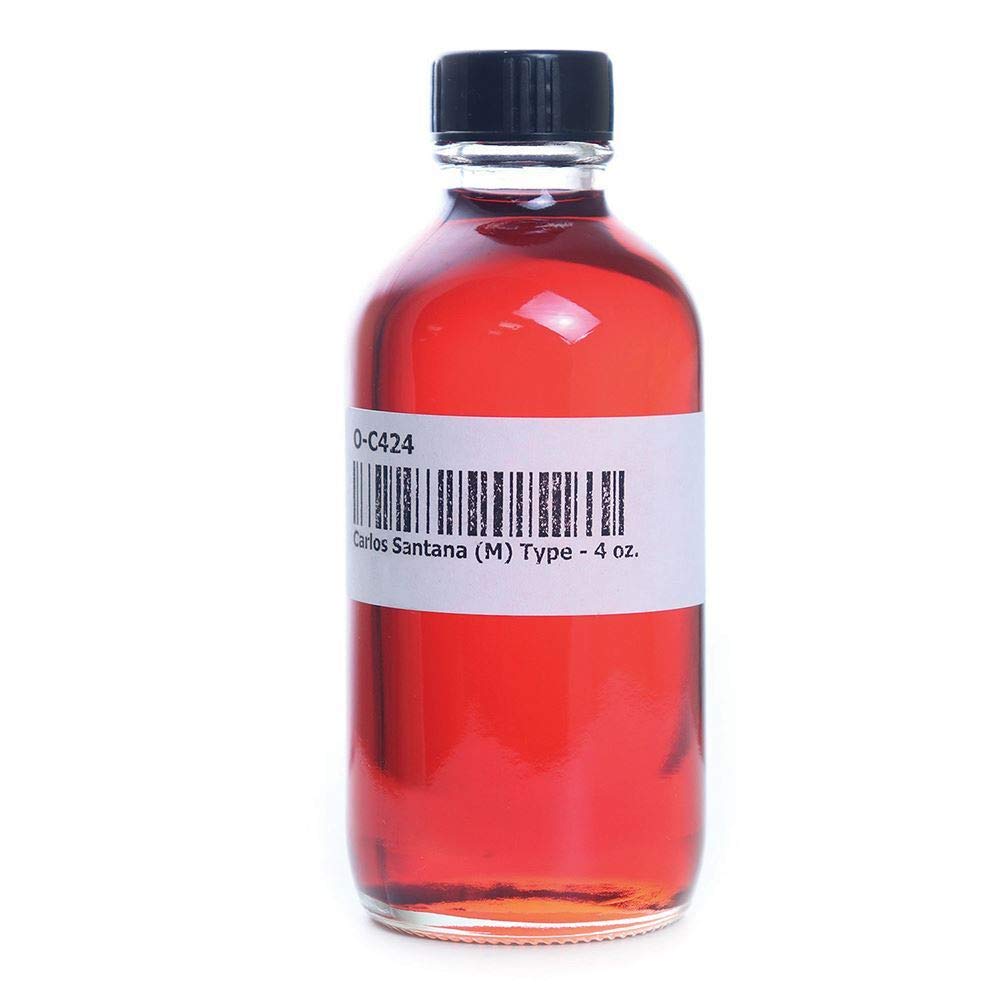 Carlos Santana Men's Fragrance Oil - Premium Essential Oil for Perfume & Body - 100% Pure Organic Natural Scent (4 oz) - Perfect for Gifts, Daily Wear & Aromatherapy