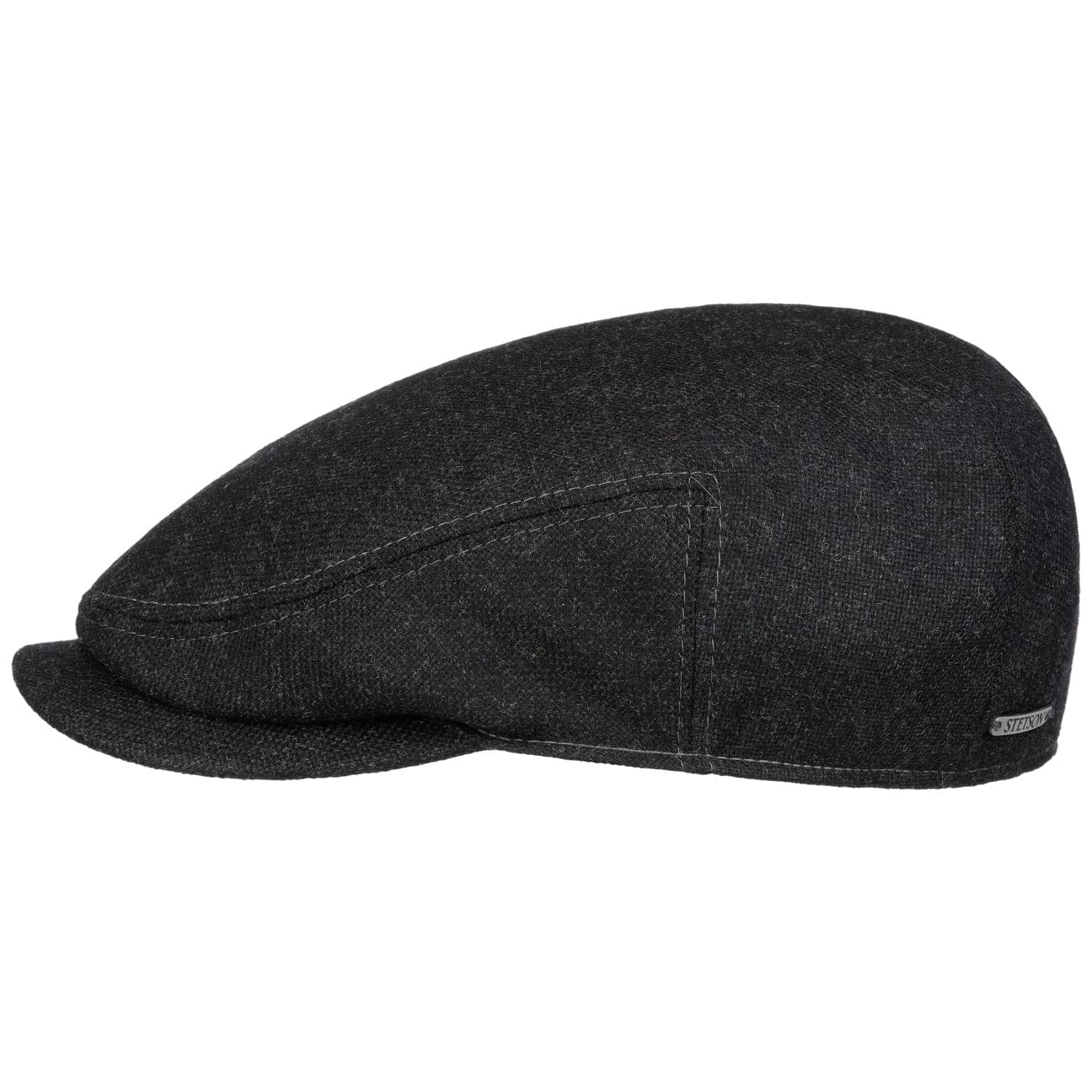 Stetson Carlstown Wool Driver Flat Cap for Men - Classic Winter Hat for Outdoor Activities, Driving, and Casual Wear
