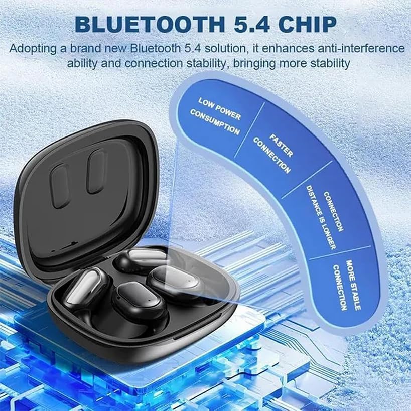 Vylaras AI Translator Earbuds - Wireless Bluetooth Earbuds with Real-Time Translation (Royal Blue) - Perfect for Travel, Business Meetings & Language Learning