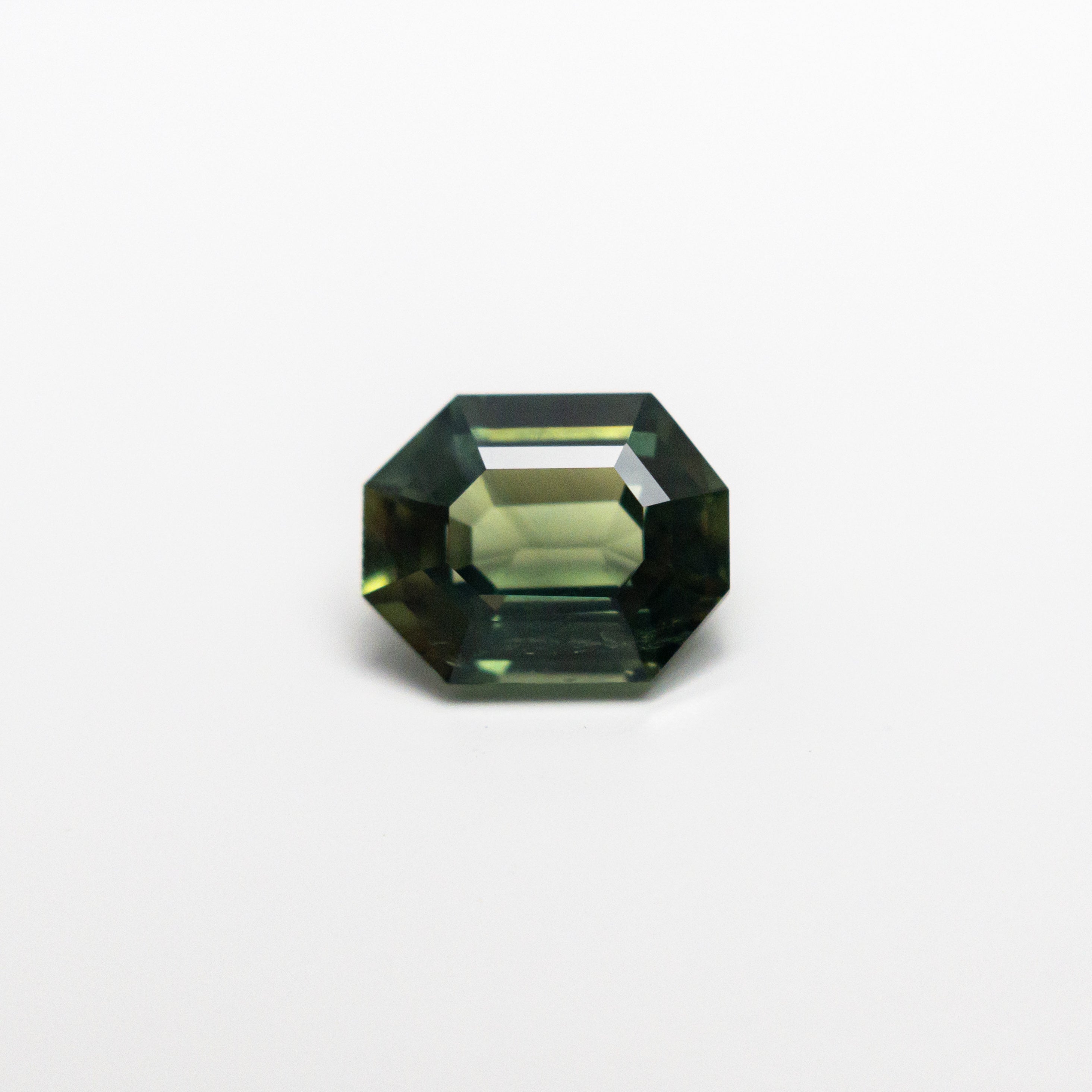 0.91ct Natural Blue Sapphire Gemstone - 6.31x4.99x3.07mm Step Cut Rectangle with Cut Corners (22271-01) - Perfect for Engagement Rings & Fine Jewelry Making