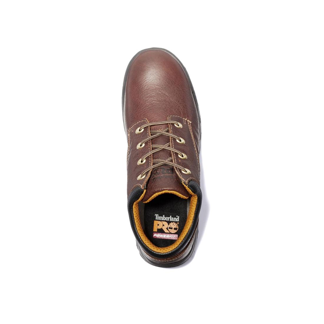 Titan Soft Toe Oxford Shoes for Men - Comfortable Brown Leather Work Shoes | Perfect for Office, Business Casual & Professional Workwear