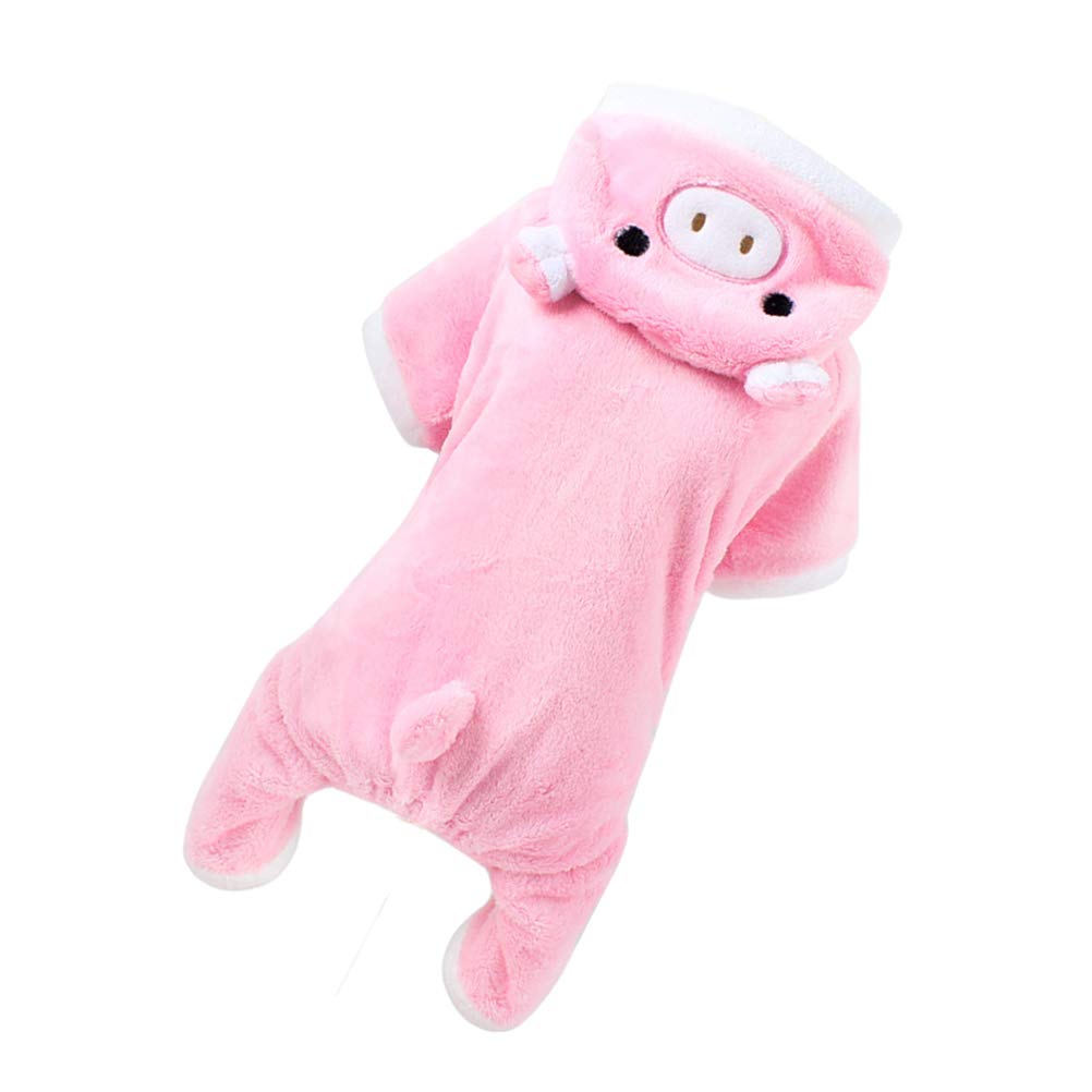 iplusmile Dog Doctor Costume - Cute Pet Pig & Elf Jumper Outfit with Hat, Pink Kitten Pajamas for Small Dogs | Perfect for Halloween, Christmas Dress-Up & Photo Shoots