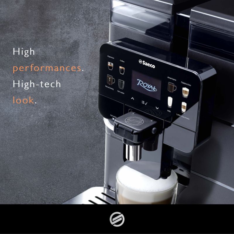 Saeco Royal OTC Espresso Machine - Professional Barista-Grade Coffee Maker for Home & Office Use | Perfect for Espresso, Cappuccino & Latte Lovers