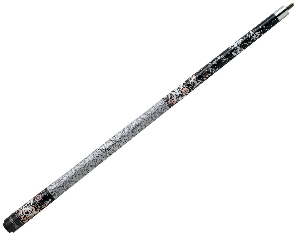 Athena Splattered Design Pool Cue - 19 oz Weight - Professional Billiards Cue Stick for Pool Halls & Home Game Rooms