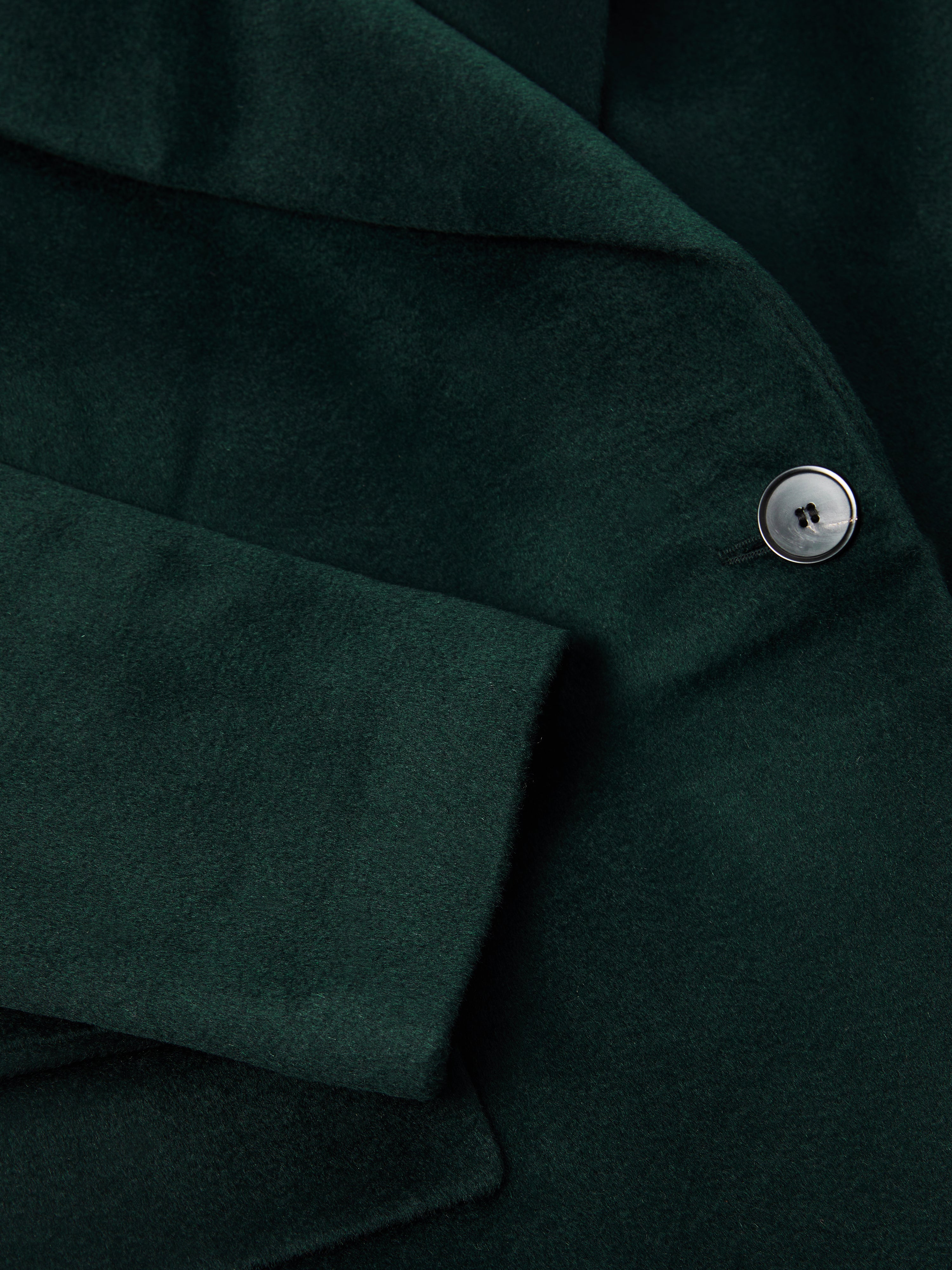 Premium Wool Maxi City Coat for Women - Elegant Green Winter Overcoat | Perfect for Office, Travel & Formal Occasions