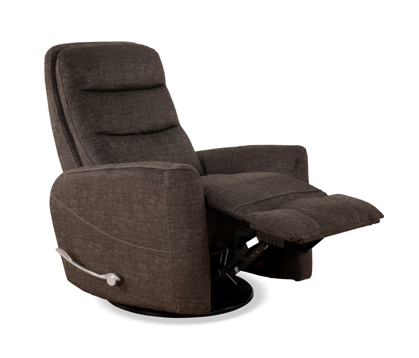 Grenada Garden Glide Fabric Recliner Chair - Comfortable Outdoor Patio Furniture for Relaxing in Backyard, Poolside or Sunroom