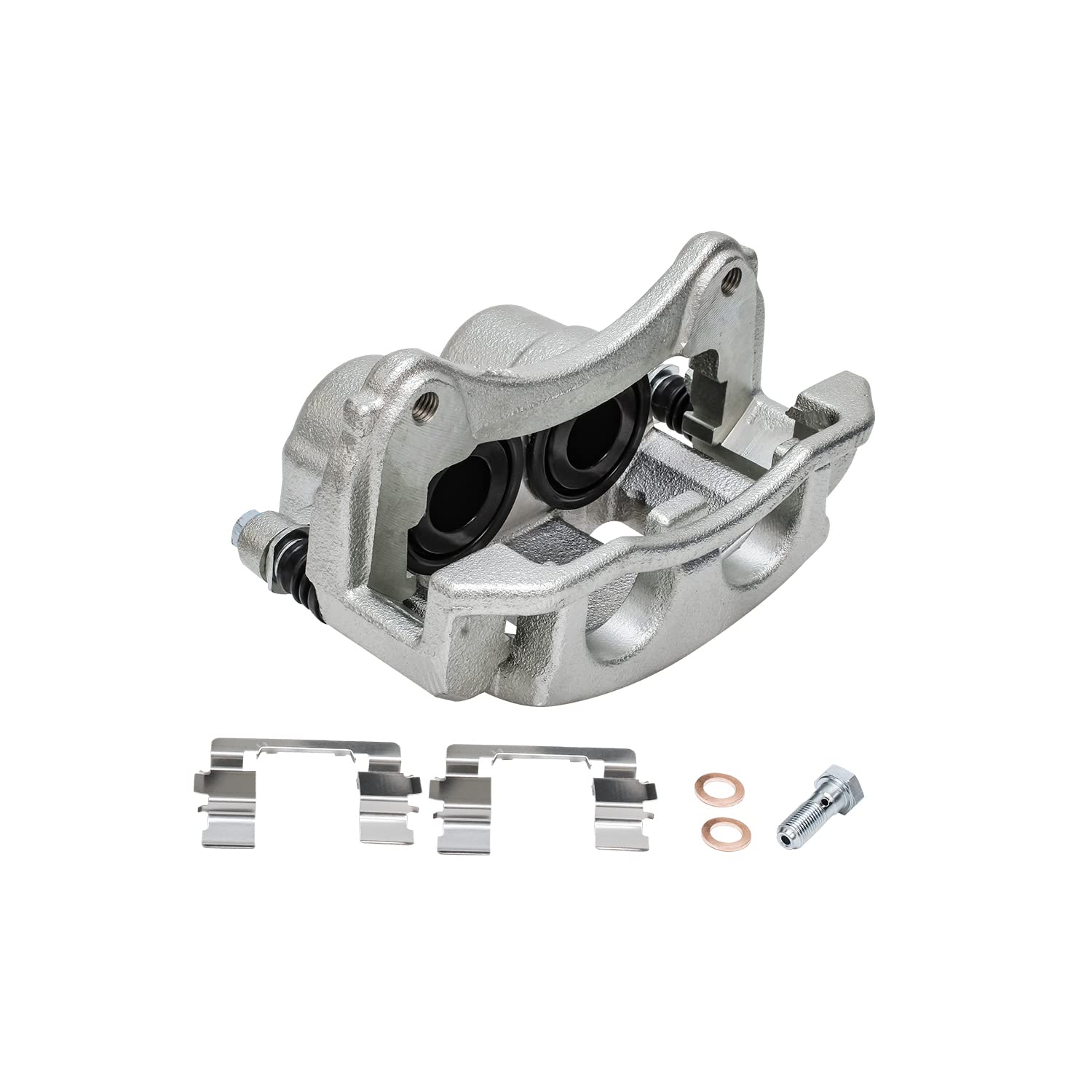 Detroit Axle Front Brake Kit for Ford Explorer Ranger B2300 B3000 B4000 Mountaineer - Disc Brake Caliper & Ceramic Brake Pads Replacement - Perfect for Off-Roading, Towing & Daily Commuting