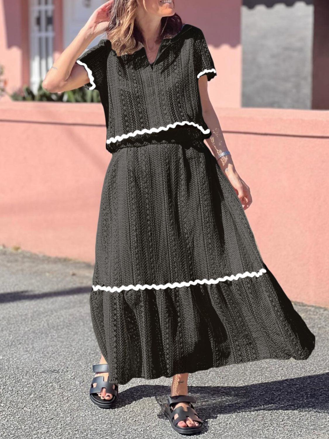 Stylish Short Sleeve Top and Skirt Set for Women - Summer Casual Outfit | Perfect for Beach, Vacation & Everyday Wear