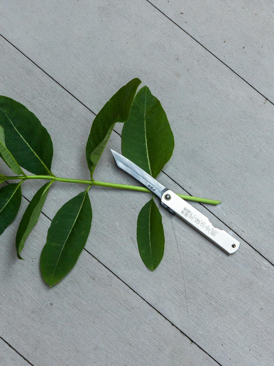 Higonokami Japanese Traditional Folding Pocket Knife - Sharp Stainless Steel Blade for Camping, Hiking & Everyday Carry (EDC)