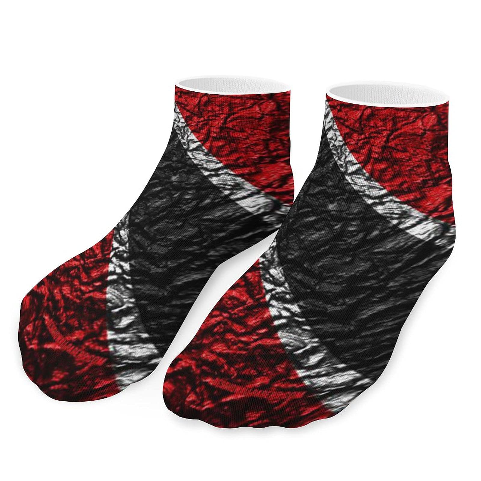 Trinidad and Tobago Flag Casual Socks - Moisture Wicking & Breathable Athletic Socks for Men & Women - Perfect for Sports, Travel & Everyday Wear