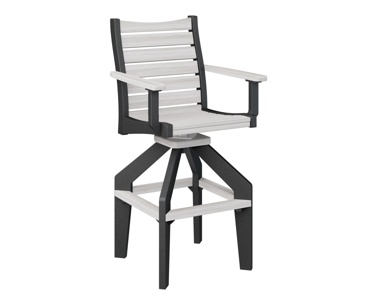 Berlin Gardens Bristol Swivel XT Chair - Heavy Duty Outdoor Patio Dining Chair with 360° Rotation, Weather-Resistant & Comfortable - Perfect for Backyard, Deck, Garden, and Poolside Relaxation