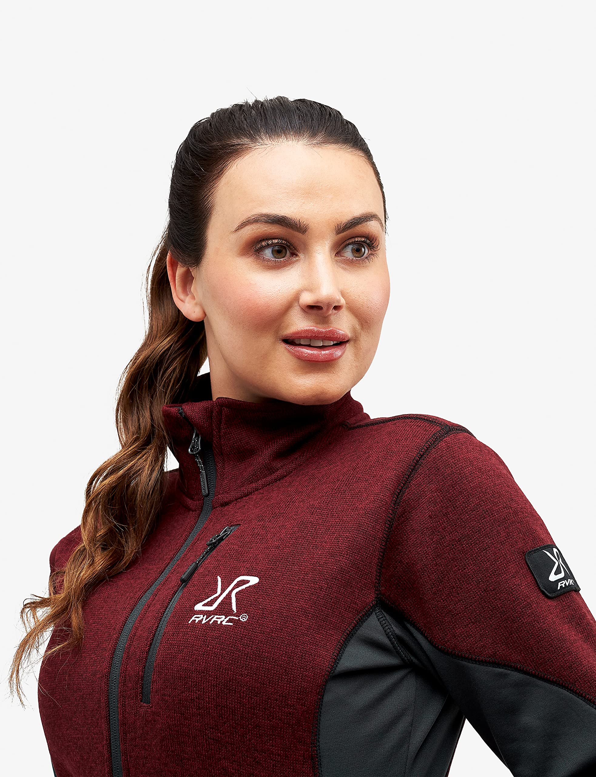 RevolutionRace Women's Fusion Fleece Jacket - Lightweight Warm Winter Outdoor Fleece Coat for Hiking, Camping & Travel | Water-Resistant Softshell Windbreaker for Active Lifestyle