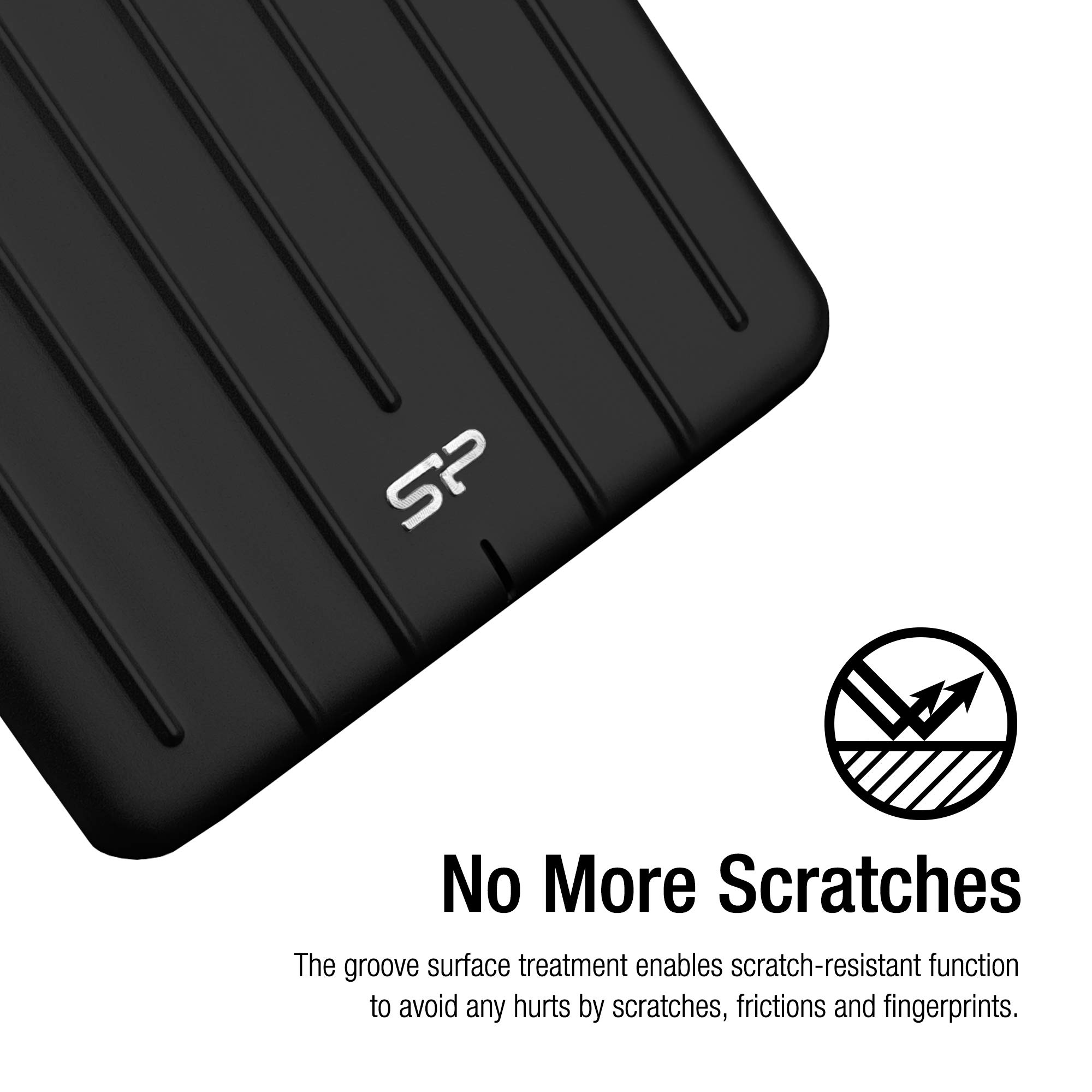 Silicon Power 2TB Rugged Portable External SSD - USB 3.2 Gen 2 (10Gbps) with USB-C & USB-A Cables - Shockproof & Water Resistant for PC, Mac, Xbox, PS4/PS5 - Perfect for Gaming, Photography & Data Backup (Bolt B75 Pro)