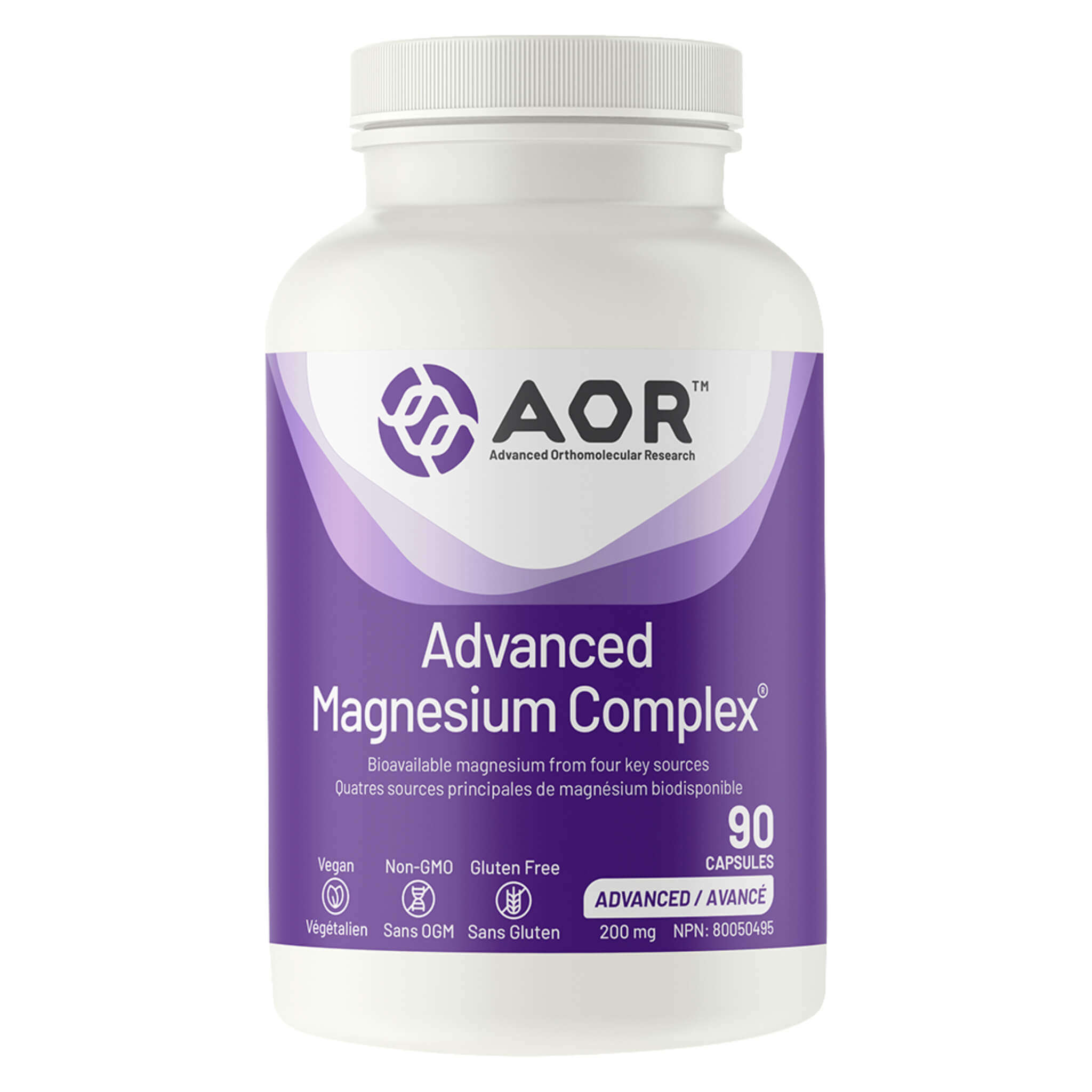 Advanced Magnesium Complex Supplement - 90 Vegetarian Capsules for Muscle Recovery, Sleep Support & Stress Relief