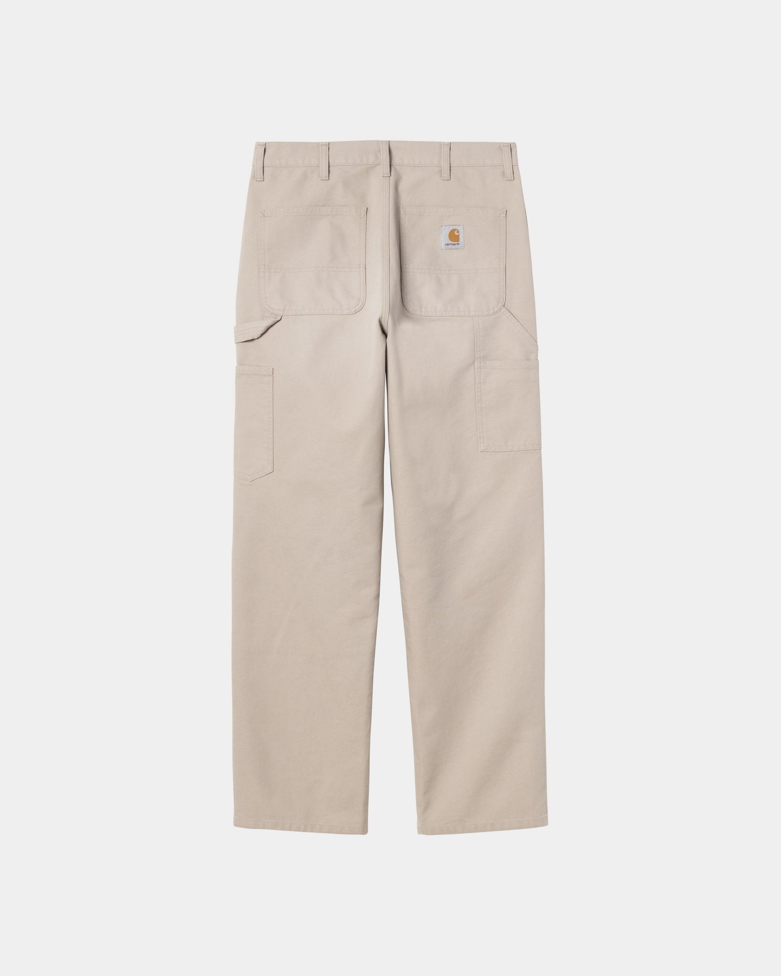 Double Knee Work Pants - Durable Stone Canvas Fabric in Dusky Beige | Heavy-Duty Workwear for Construction, Carpentry & Outdoor Activities
