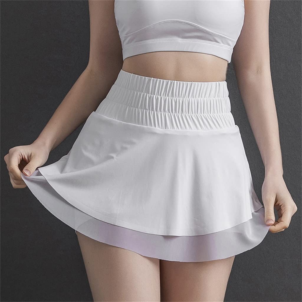 Women's 2-in-1 Yoga Shorts with Mesh Panels - Breathable Running & Fitness Shorts for Workouts, Sports & Active Lifestyle | Color B, Size M