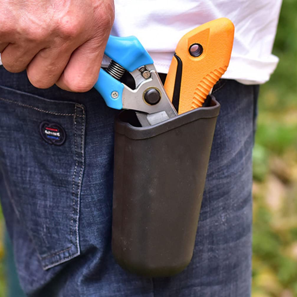 Professional Folding Garden Pruner with Belt Loop - Heavy Duty Hand Pruning Shears for Gardening, Landscaping & Construction - Perfect for Trimming Branches, Shrubs & Outdoor Maintenance