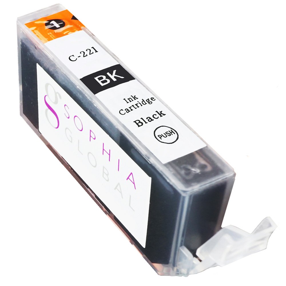 Compatible Ink Cartridge Replacement for Canon CLI-221 (1 C-221 Small Black) - High-Quality Printer Ink for Home & Office Use - Perfect for Documents, Photos, and Everyday Printing Needs