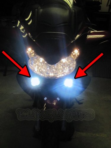 High-Performance Blue LED Fog Lights Kit for Honda ST1300 Pan-European - Waterproof Driving Lights for Enhanced Visibility in Rain & Fog